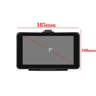 Monitor 7" CarPlay Bluetooth touchscreen con FM aux e slot TF card