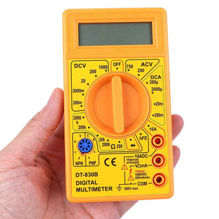 Multimetro digitale con display lcd tester tensione e corrente
