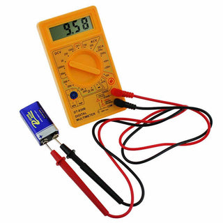 Multimetro digitale con display lcd tester tensione e corrente