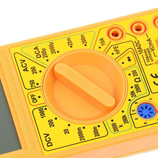 Multimetro digitale con display lcd tester tensione e corrente