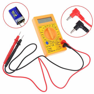 Multimetro digitale con display lcd tester tensione e corrente