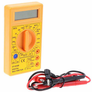 Multimetro digitale con display lcd tester tensione e corrente