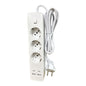 Multipresa schuko ciabatta a 2 3 4 5 posti con interruttore ON/OFF due uscite Usb due Tyoe-c 16A