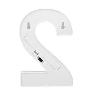 Numero luminoso bianco a LED decorazione per feste luce calda 3000k