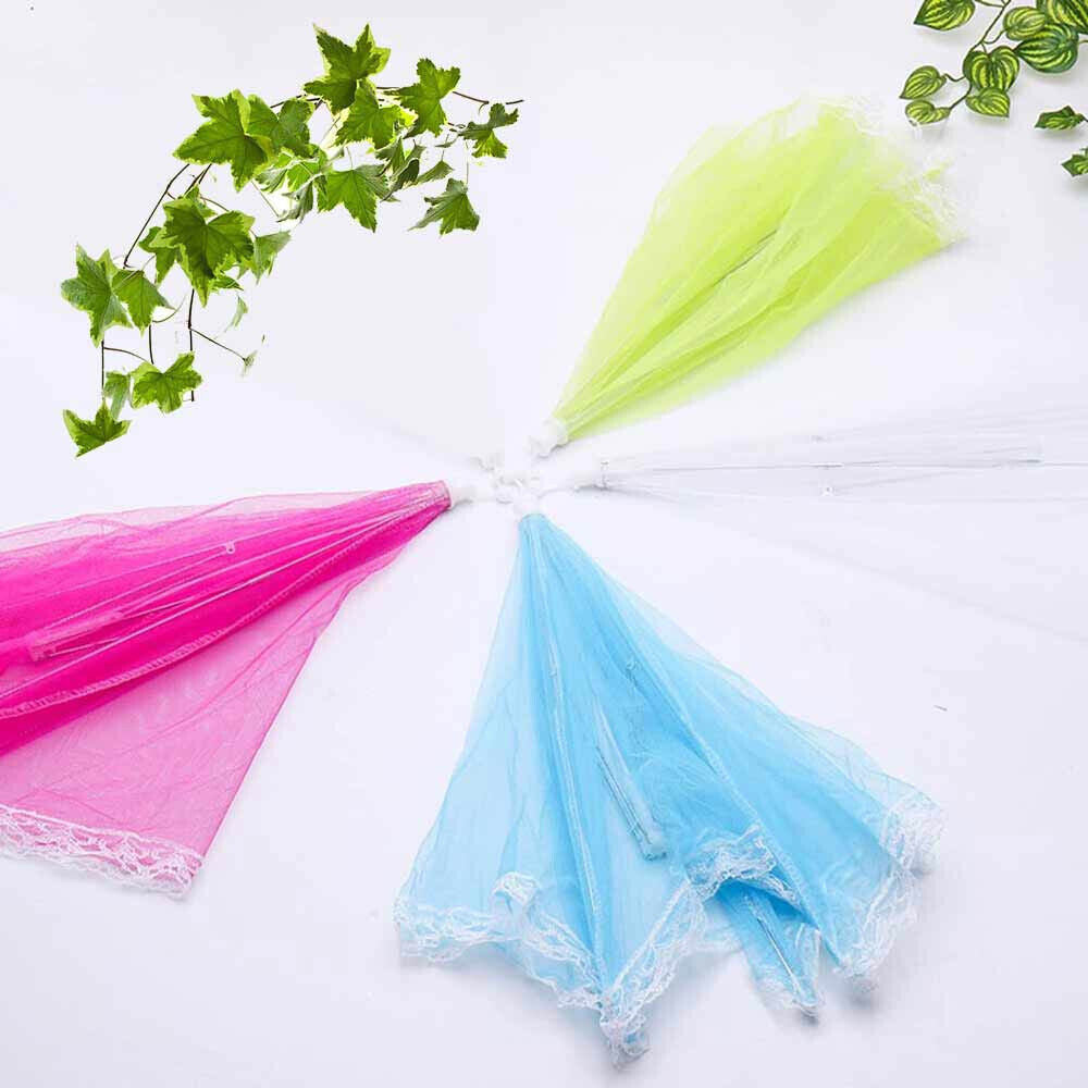 Set 4 Coprivivande Con Rete Pieghevole - Ombrellini Anti Insetti Per Esterno E Cucina 32x32 Cm - Foto 11