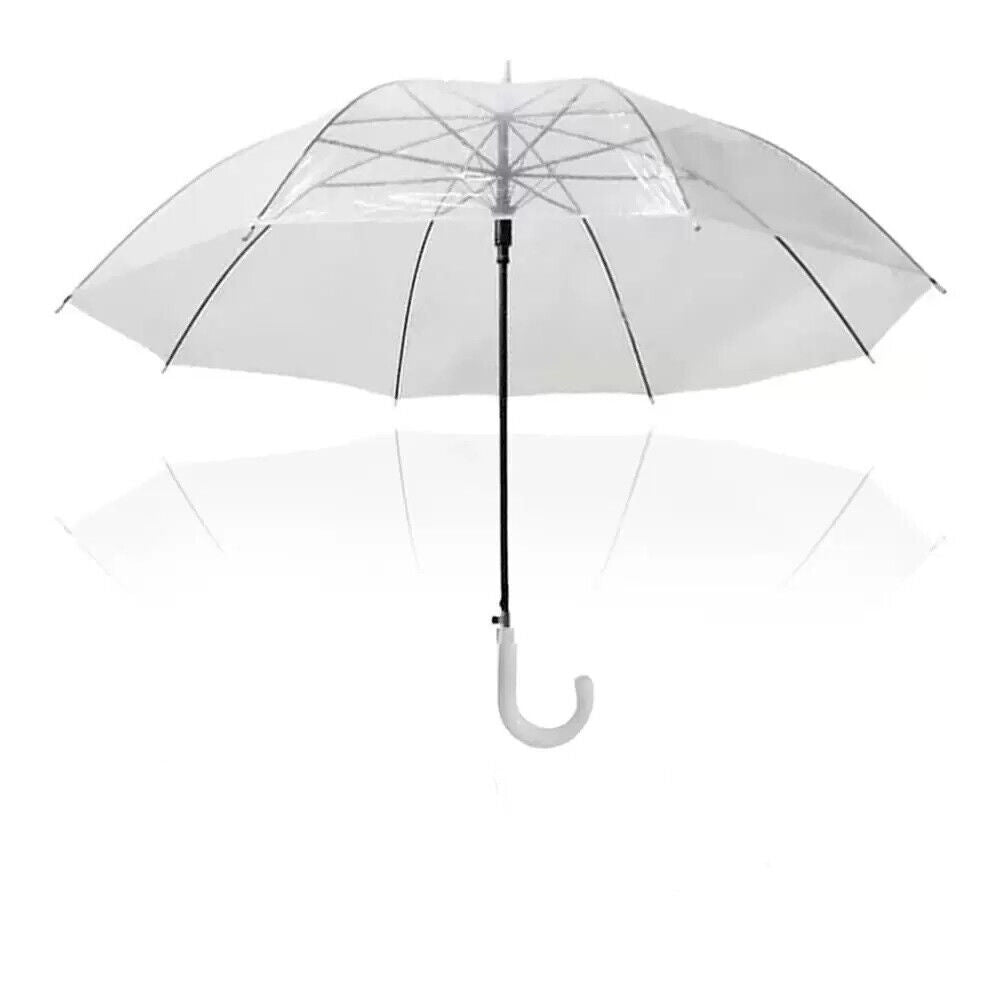 Ombrello pieghevole, ombrello portatile Alla moda Trasparente automatico Tre pieghe pieghevole Ombrello da pioggia per esterno Ombrello pieghevole, ombrello portatile Alla moda Trasparente automatico Tre pieghe pieghevole Ombrello da pioggia per esterno