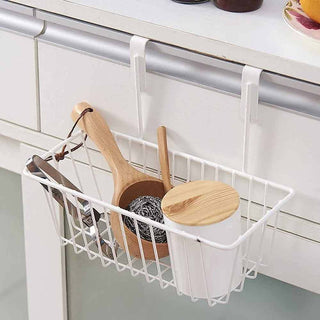 Cestino porta oggetti da appendere a ante o cassetti cucina bagno