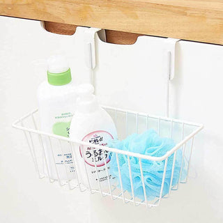 Cestino porta oggetti da appendere a ante o cassetti cucina bagno