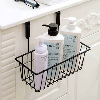 Cestino porta oggetti da appendere a ante o cassetti cucina bagno