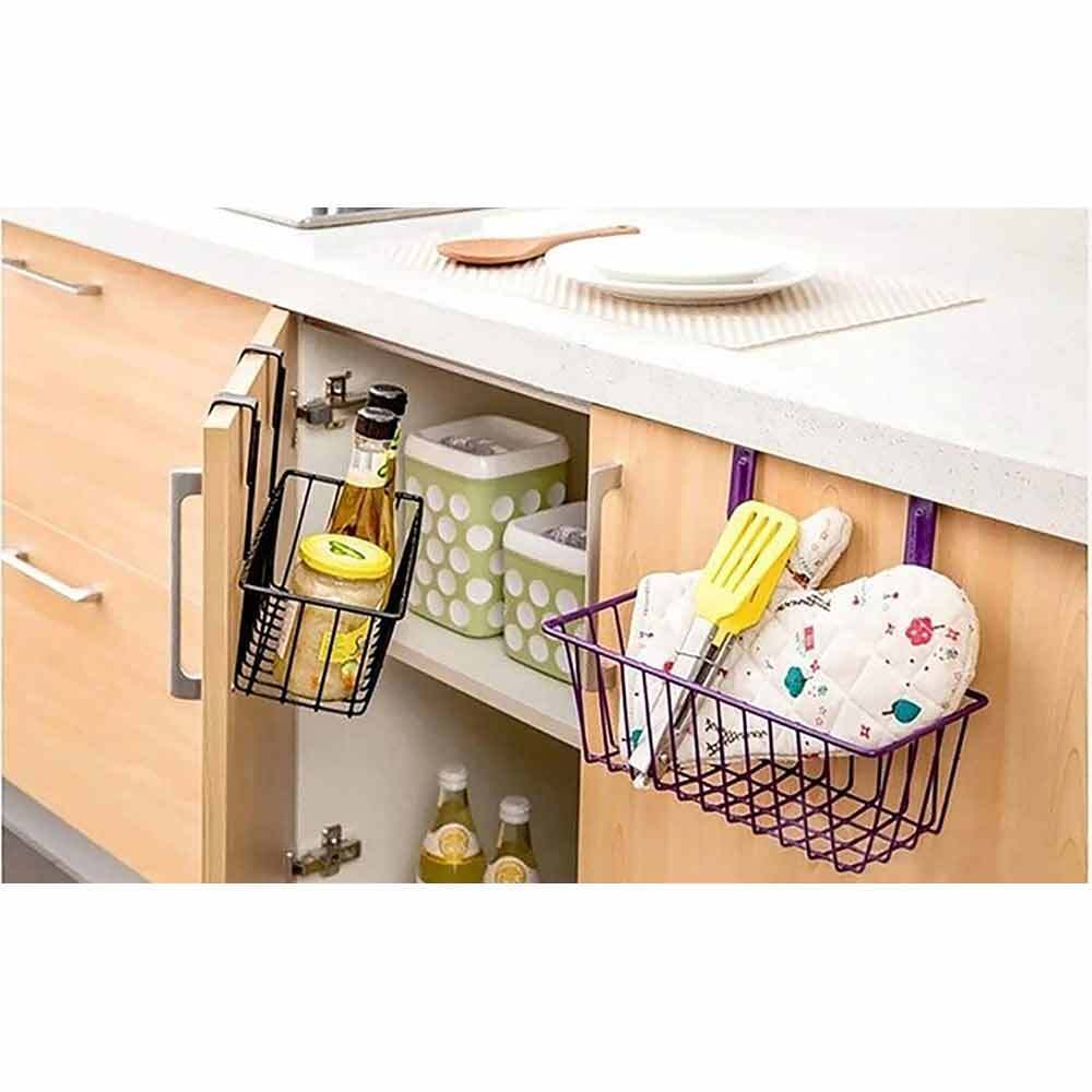 Cestino Porta Oggetti con da Appendere a Ante o cassetti Organizer Cucina Bagno