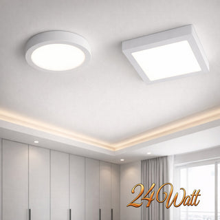 Plafoniera led 24W CCT 3 colorazione di luce fredda calda naturale