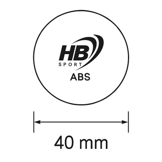Set di 6 palline da Ping Pong bianche in ABS rigido