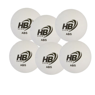 Set di 6 palline da Ping Pong bianche in ABS rigido