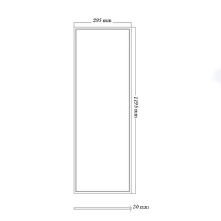 Pannello led da incasso rettanfolare 120x30 cm 40 watt tecnologia CCT
