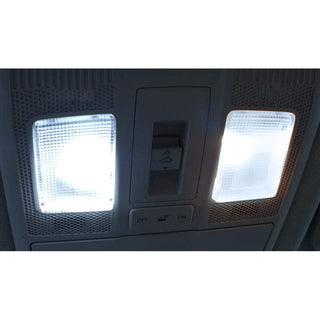 Luci pannello 18 LED SMD 6000K 4W 12V adattatore T10 per interni auto