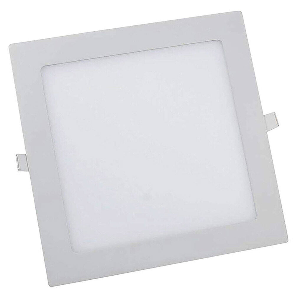 Pannello led incasso quadrato slim plafoniera 3 6 12 18 24 watt cct tre colorazione di luce fredda calda naturale selezionabile