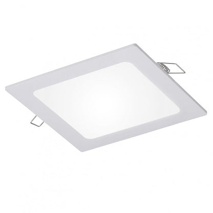 Pannello led incasso quadrato slim plafoniera 3 6 12 18 24 watt cct tre colorazione di luce fredda calda naturale selezionabile