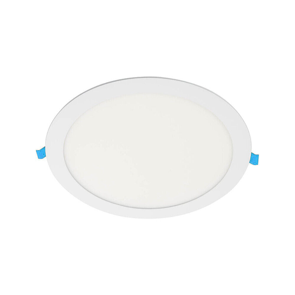 Pannello led incasso rotondo slim plafoniera 3 6 12 18 20 24 watt cct tre colorazione di luce fredda calda naturale selezionabile