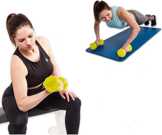 Pesi manubri da 2 kg 2 pz pesi allenamento fitness sport dody duling