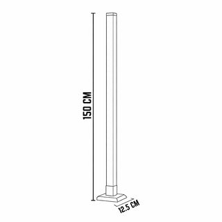 Lampada led piantana RGBIC 150 cm 16 colori con telecomando