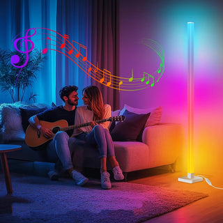 Lampada led piantana RGBIC 150 cm 16 colori con telecomando