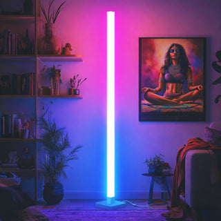 Lampada led piantana RGBIC 150 cm 16 colori con telecomando