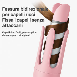 Piastra rotante360° arricciacapelli max 220° ferro per capelli onde