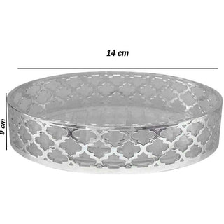 Accessori bagno argento barocco dispenser bicchiere piattino