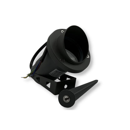 Faretto da esterno lampada da giardino doppia istallazione con picchetto interrabile e staffa a parete portalampada GU10 IP65