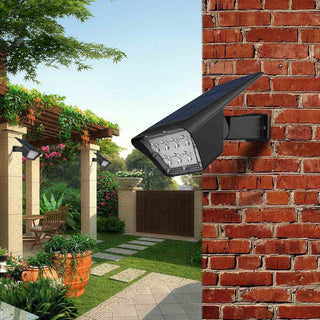 Faretto 7 led picchetto pannello solare crepuscolare 3,5W IP65