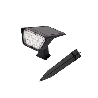 Faretto 7 led picchetto pannello solare crepuscolare 3,5W IP65