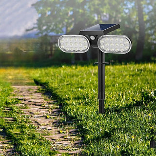 Picchetto ricaricabile con pannello solare sensore movimento 16W IP65