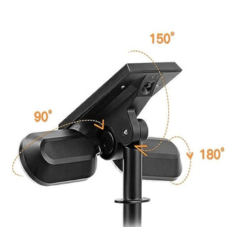Picchetto ricaricabile con pannello solare sensore movimento 16W IP65