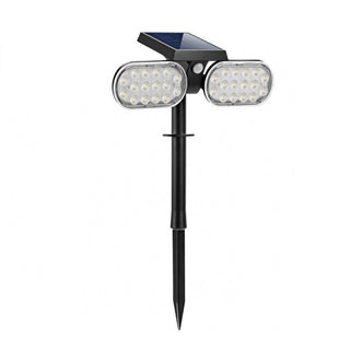 Picchetto ricaricabile con pannello solare sensore movimento 16W IP65