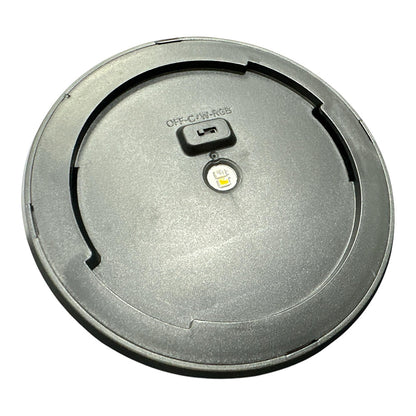Picchetto a led faretto con pannello solare RGB + warm white lampada decorativa per esterno IP54