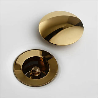 Piletta di scarico oro universale 1/4" per lavandino pop-up tappo