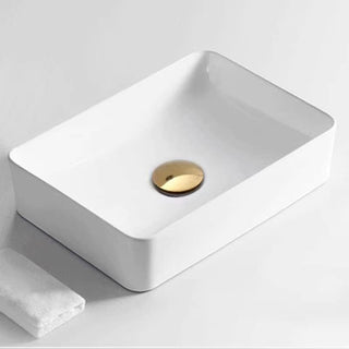 Piletta di scarico oro universale 1/4" per lavandino pop-up tappo