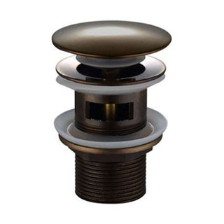 Piletta di scarico bronzo universale 1/4" per lavandino pop-up tappo