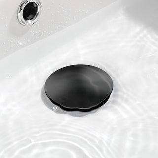 Piletta di scarico 1/4" nera per lavandino bidet click clack