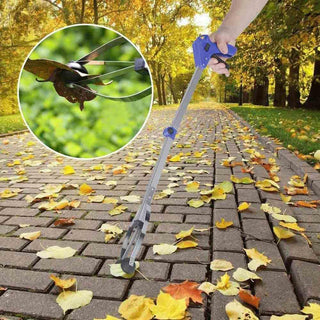 Pinza prensile asta pieghevole gancio a ventose prendi oggetti 80 cm