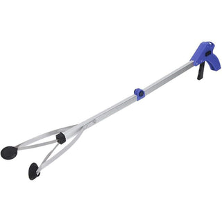 Pinza prensile asta pieghevole gancio a ventose prendi oggetti 80 cm