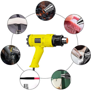 Pistola termica aria calda 2000 watt 400/600°C sverniciatore