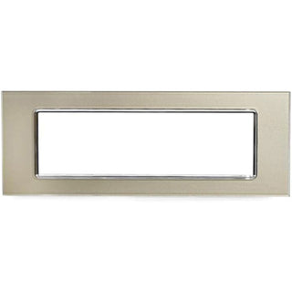 Placchetta in vetro champagne 3-7 posti compatibile living light 503