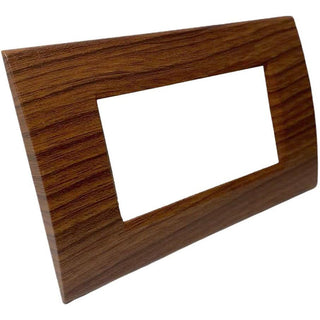 Placchetta noce da 3 a 7 posti compatibile living light cassetta 503