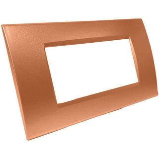 Placchetta arancio 3-7 posti compatibile living light cassetta 503