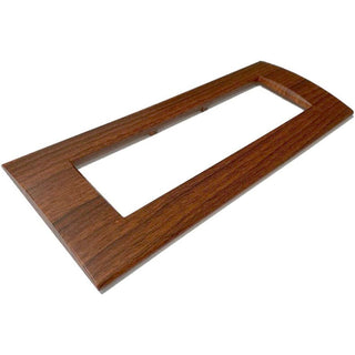 Placchetta noce da 3 a 7 posti compatibile living light cassetta 503