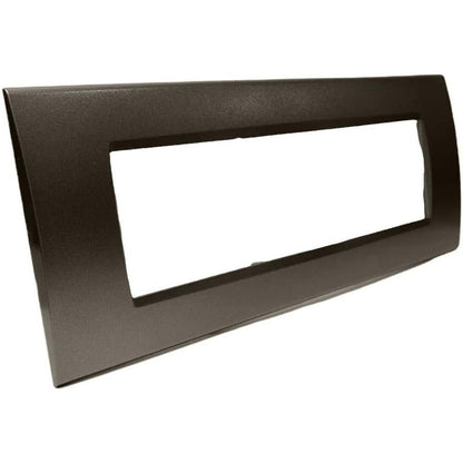 Placchetta a 3 4 7 posti testa di moro cassetta 503 compatibile con living light supporto cover