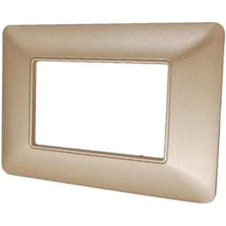 Placchetta 3 4 7 posti sabbia compatibile con matix