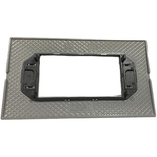 Placchetta silver 3-7 posti compatibile living air cover