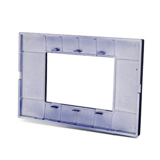 Placchetta 3 4 7 posti blue navy compatibile con vimar plana